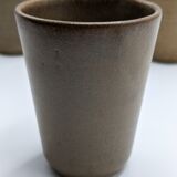 4 stoneware cups