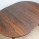 Table de repas vintage extensible en palissandre, 1960