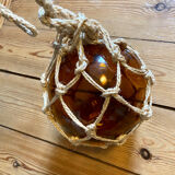 Marine float in glass and rope
