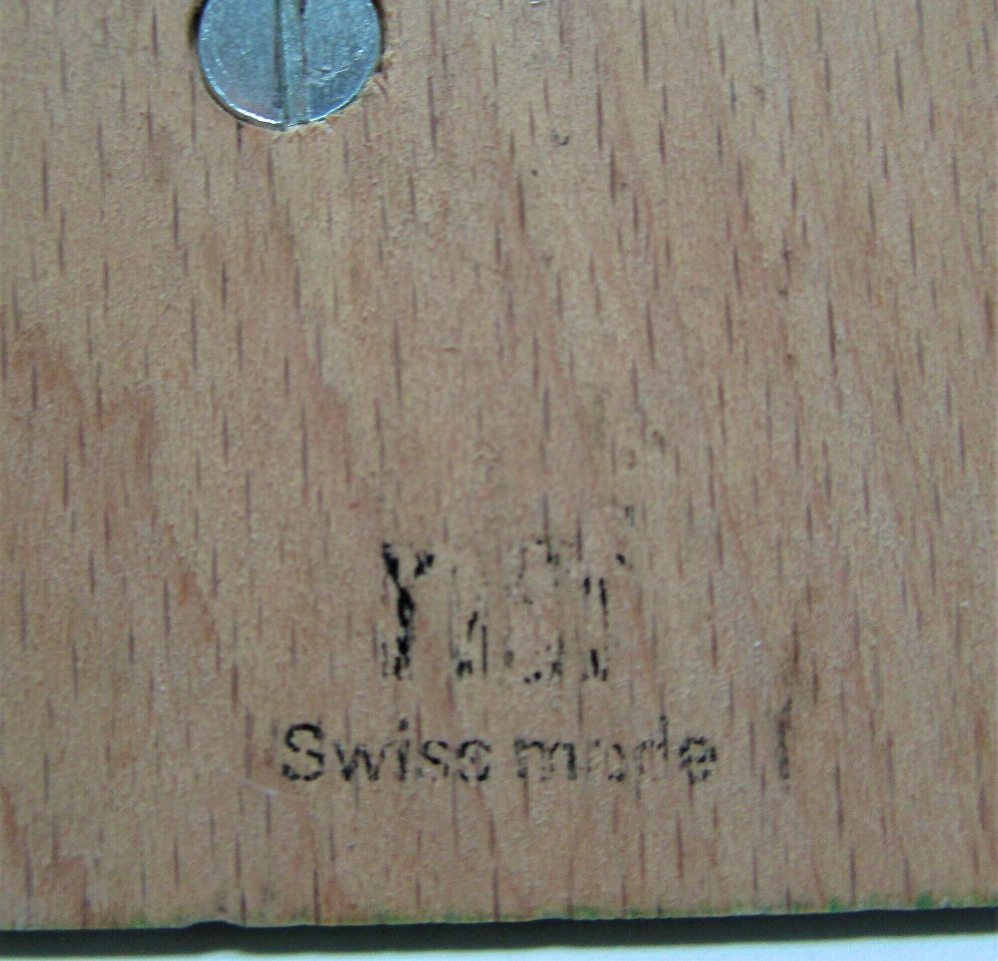 wooden toy footballer design P. Schweizer for Naef Switzerland