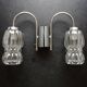 Rigodon glass sconces 1970