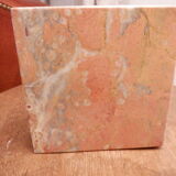 Pink marble ashtray