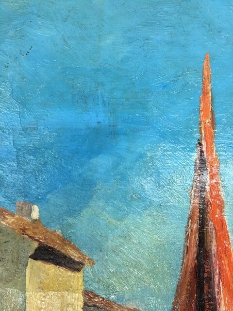 Marine oil on canvas, 1970s