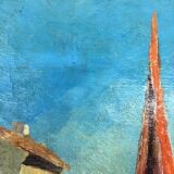 Marine oil on canvas, 1970s