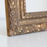 Old frame with gilded moldings