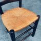 French Provincial Design Rush Dining Chairs, 1940s, Set of 8