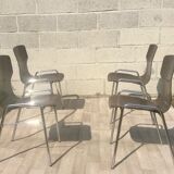 Set of 4 Vintage Chairs OBO Eromes