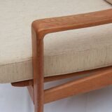 1960s armchair in oak, Arne Wahl Iversen für Komfort