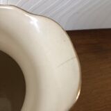 Pitcher / jug / ceramic pitcher with handle and gilding