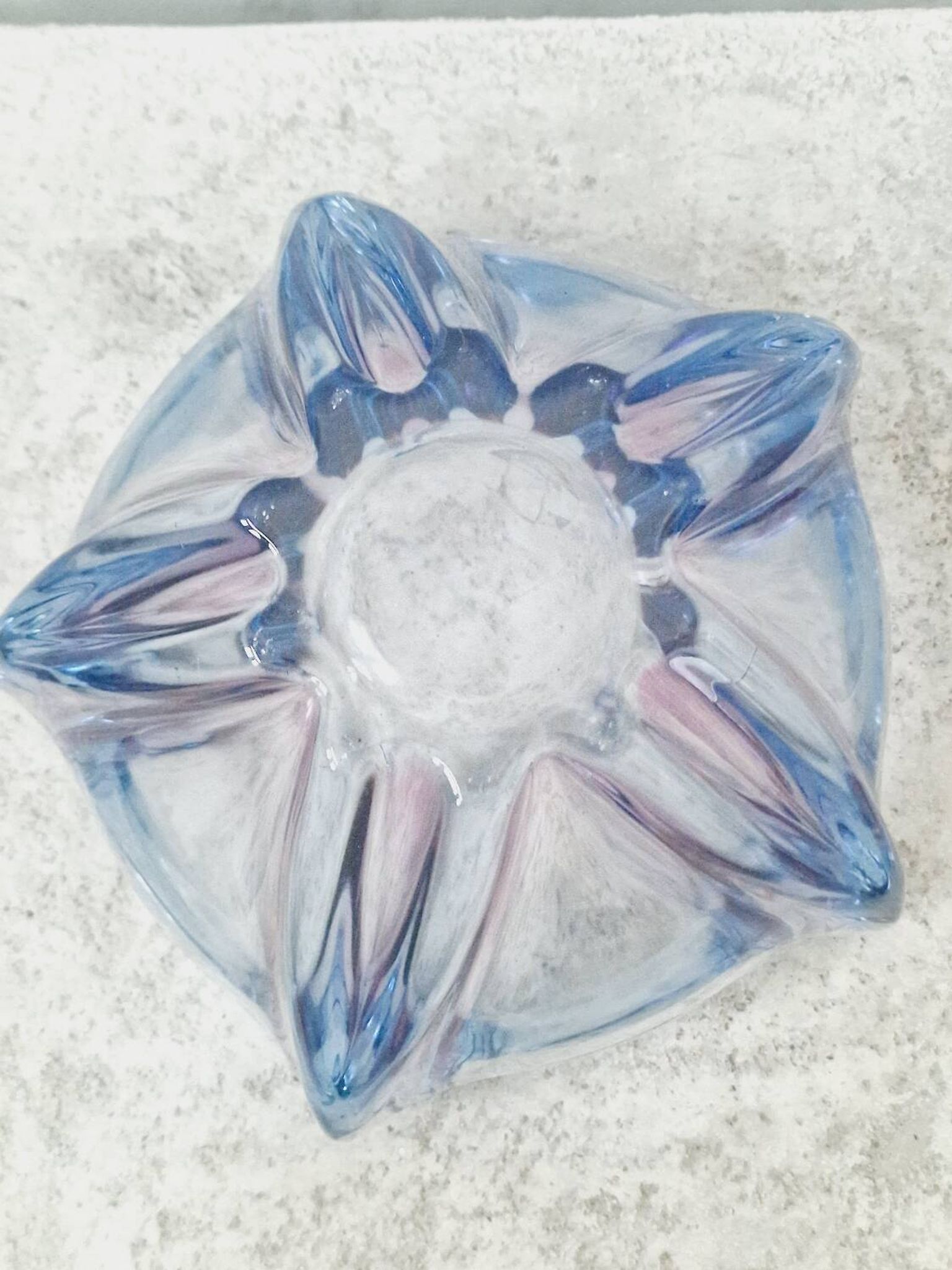 Cendrier en murano italie vintage