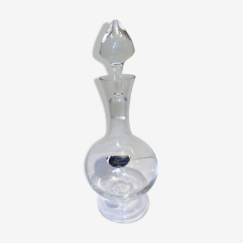 Decanter to decant in Crystal signed "Royales de Champagne"