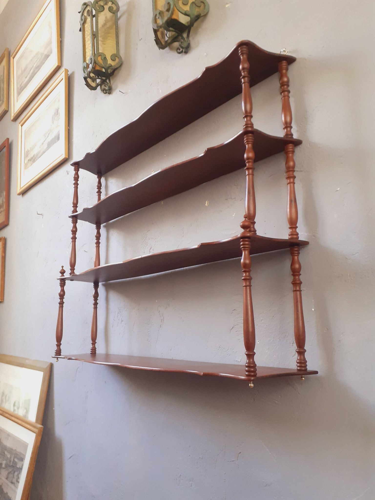 19th-century wall shelf from the Napoleonic III era.