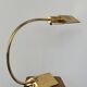Lampe design de bureau ou de table Vintage en laiton de Boulanger Belgique 1970