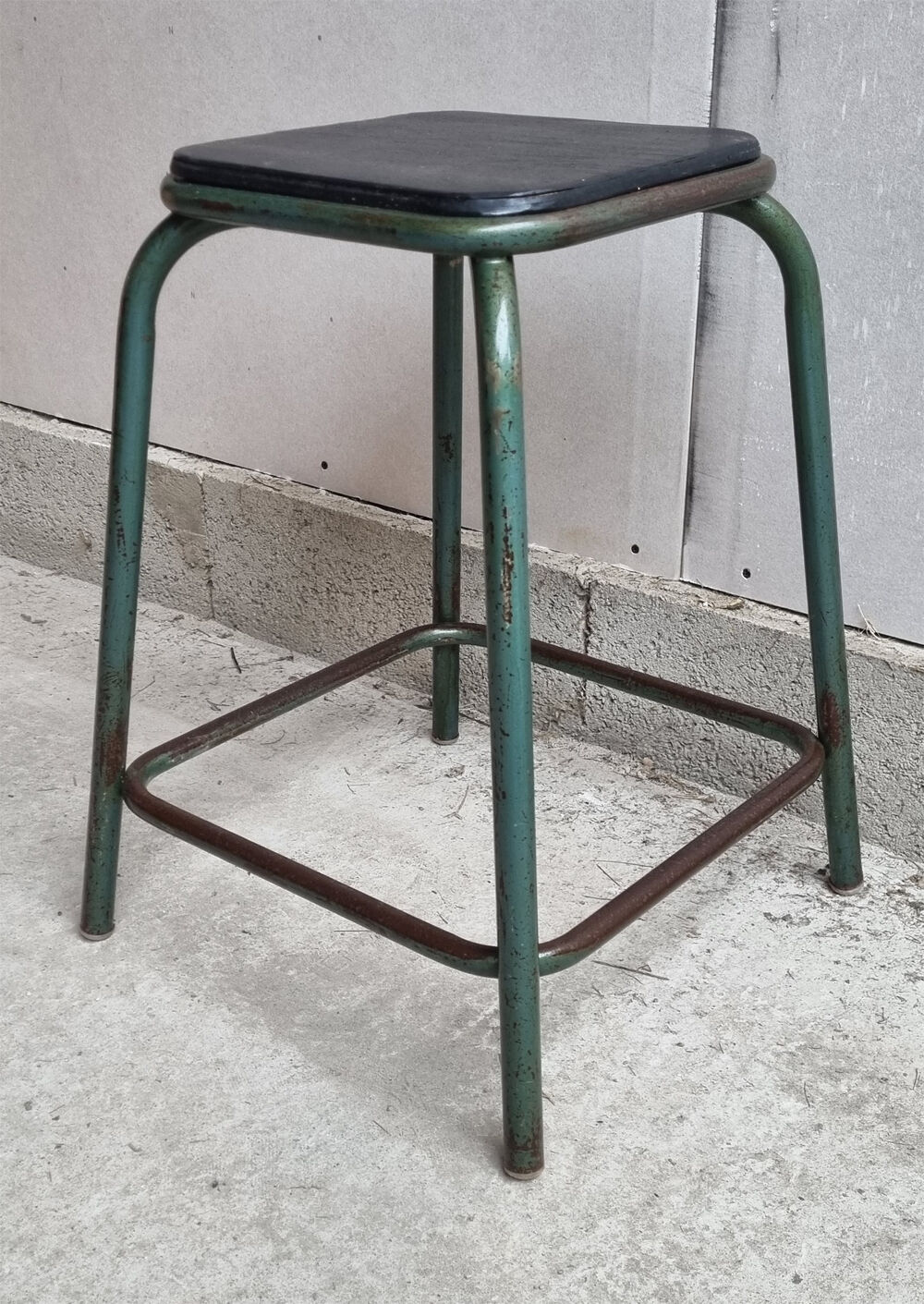 Industrial stools, Gaston Cavaillon for Mullca, vintage