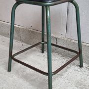 Industrial stools, Gaston Cavaillon for Mullca, vintage
