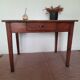 Antique farmhouse table with drawer