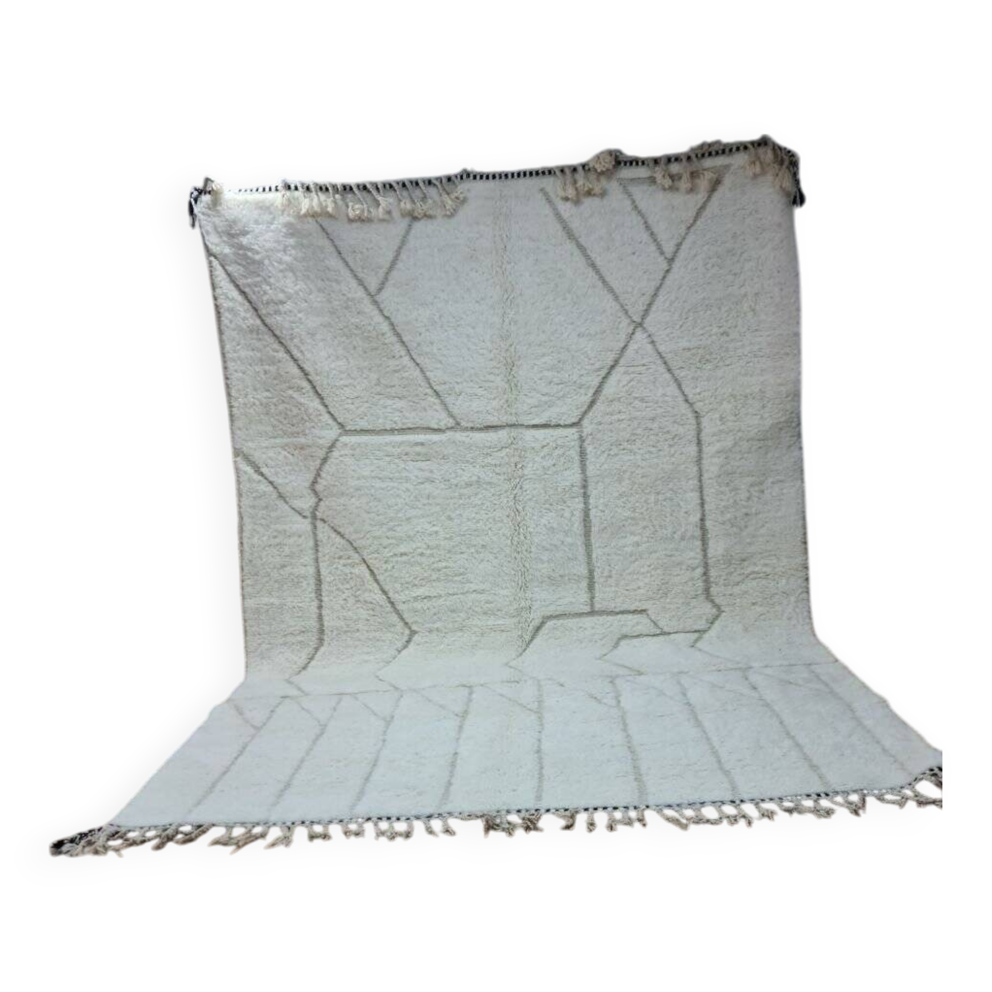 Beni Mrirt Rug 100% Natural Wool – Luxury and Berber Craftsmanship 300x200cm