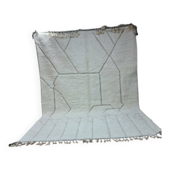 Tapis Beni Mrirt 100% Laine Naturelle – Luxe et Artisanat Berbère 300x200cm