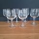 6 crystal white wine glasses from Arques Matignon