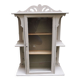 Old light grey wood display case