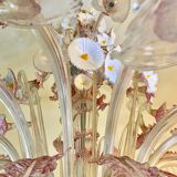 Barovier and toso chandelier in Murano XXL glass
