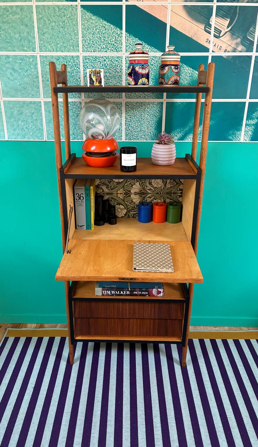 Bibliothèque Vintage - Scandinave