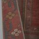 Vintage tribal geometric caucasian runner rug hand-knotted oriental carpet