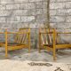 Pair of Scandinavian armchair fabric tiles