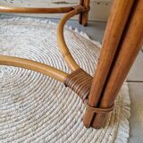 Rattan coffee table