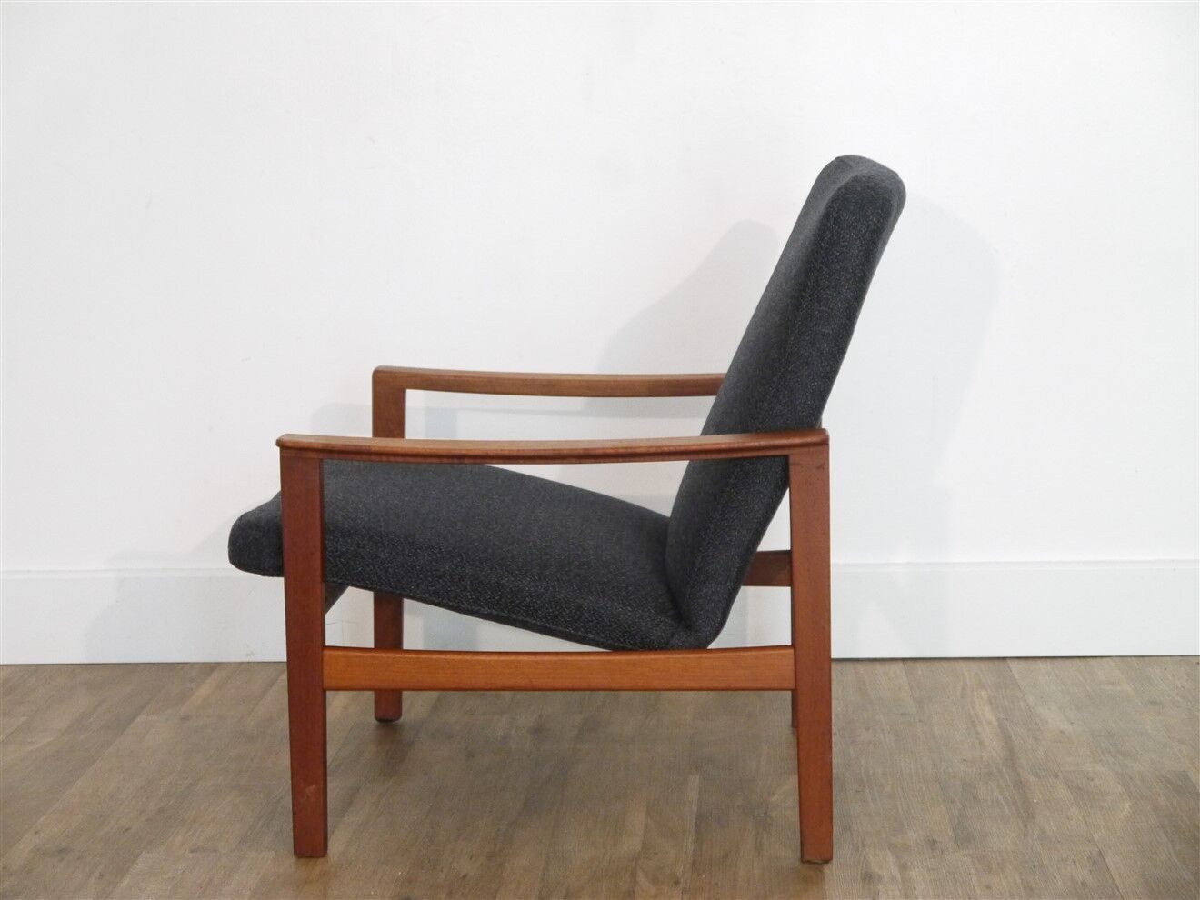 Fauteuil scandinave en teck 1960