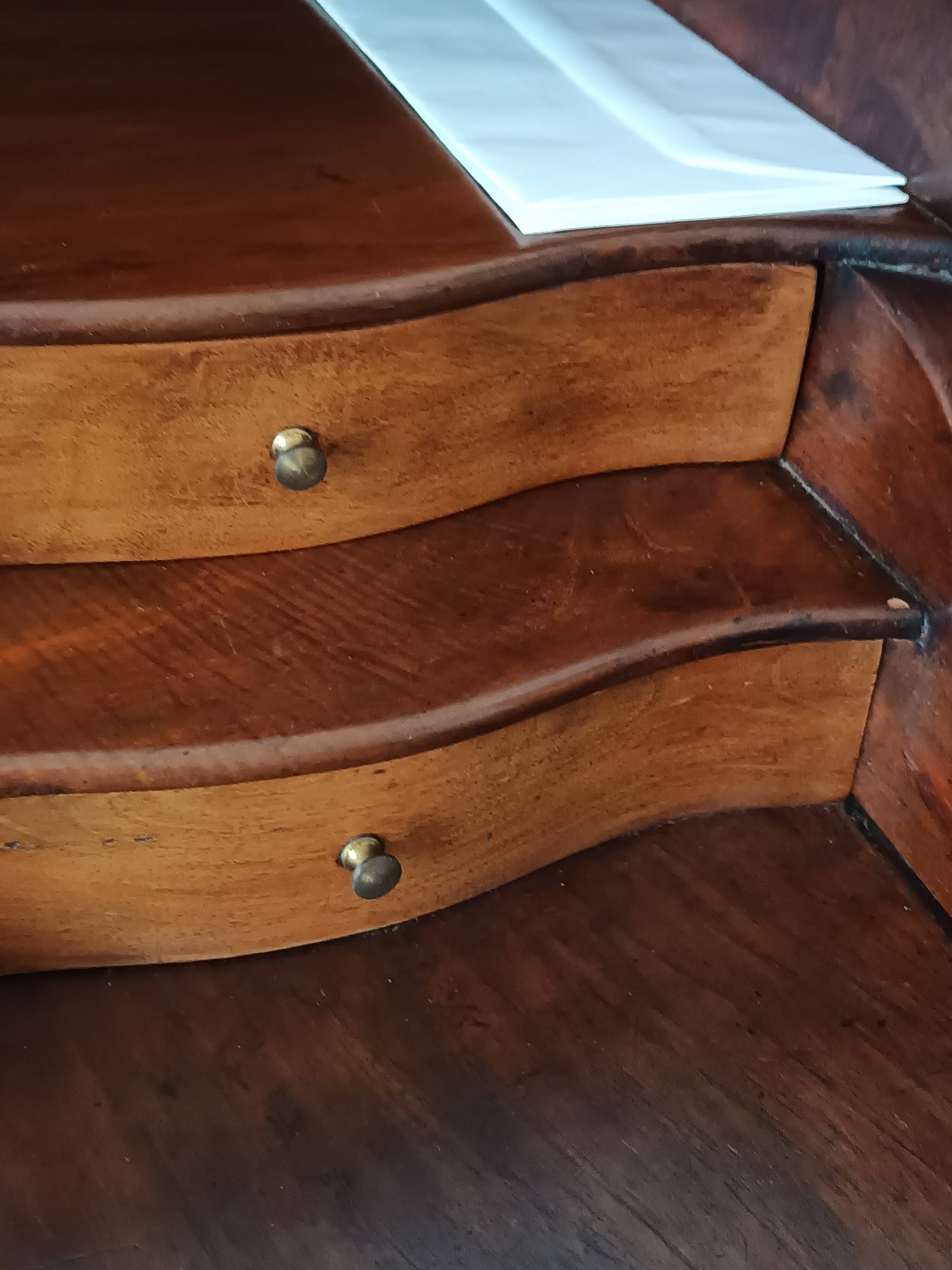 Louis XV style sloped secretary, 18th century.