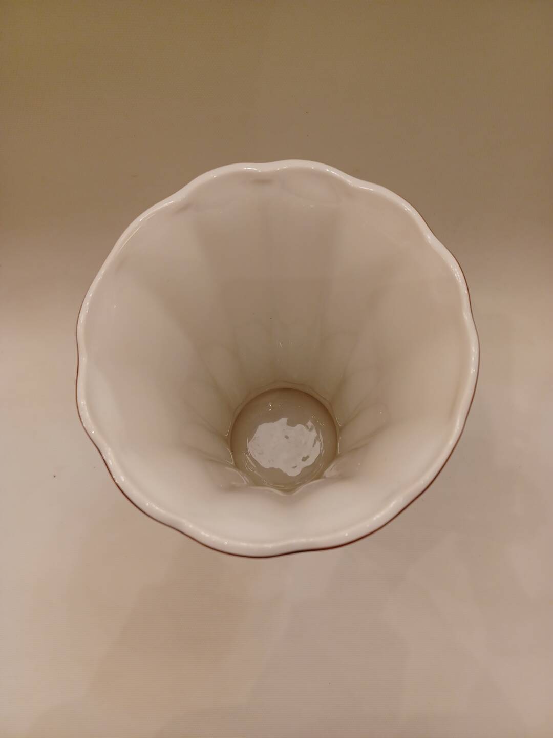 Large Luneville earthenware vase 35 cm, circa 1950.