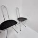 Set of 4 postmodern folding chairs by Niels Gammelgaard for Ikea, 1980s