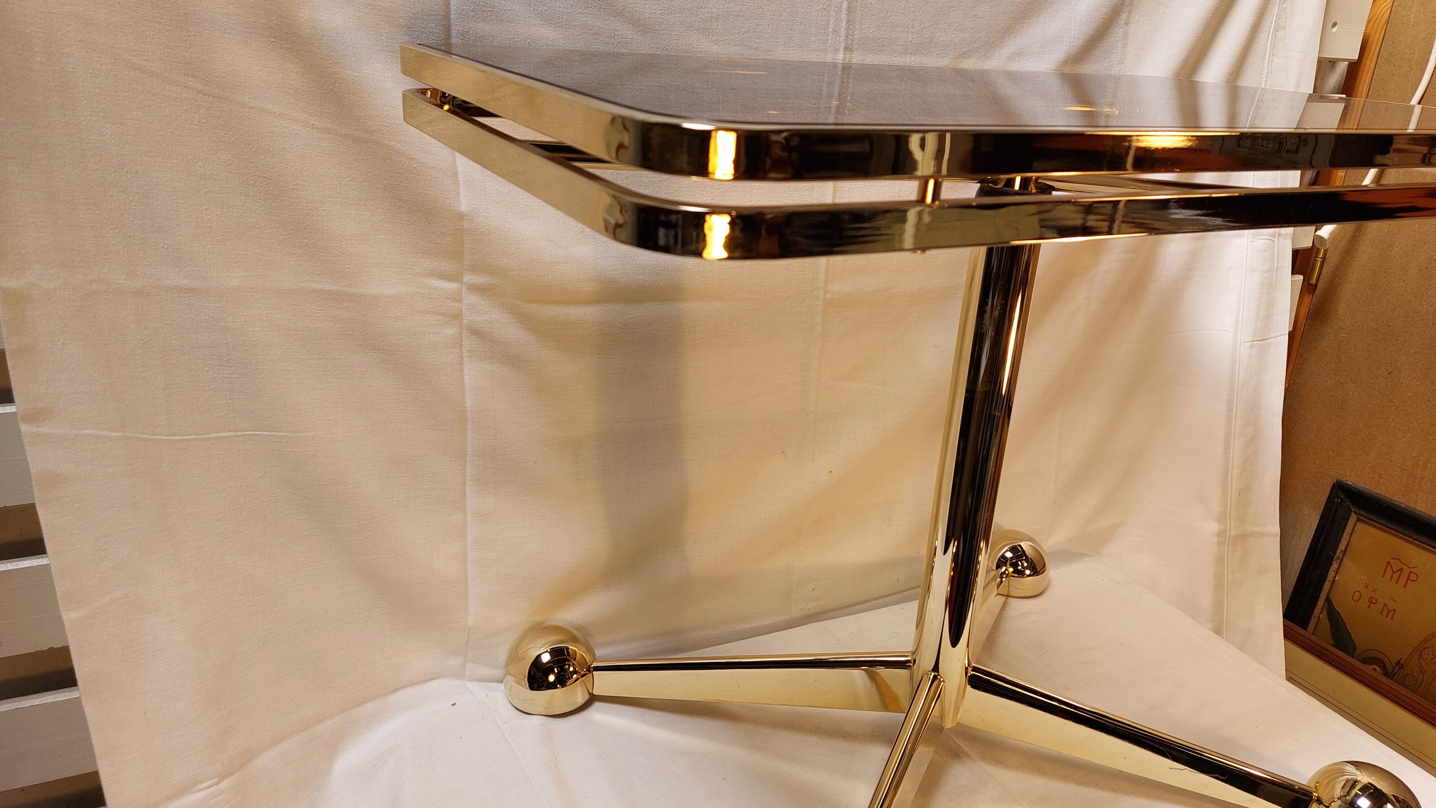Italian vintage rolling side table - Arredamenti Allegri Parma