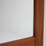 Miroir vintage scandinave en teck des années 1960