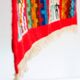 Vintage Berber Kilim, traditional wall tapestry from the popular art of Gafsa