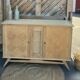 1960s vintage sideboard - antique raw oak sideboard