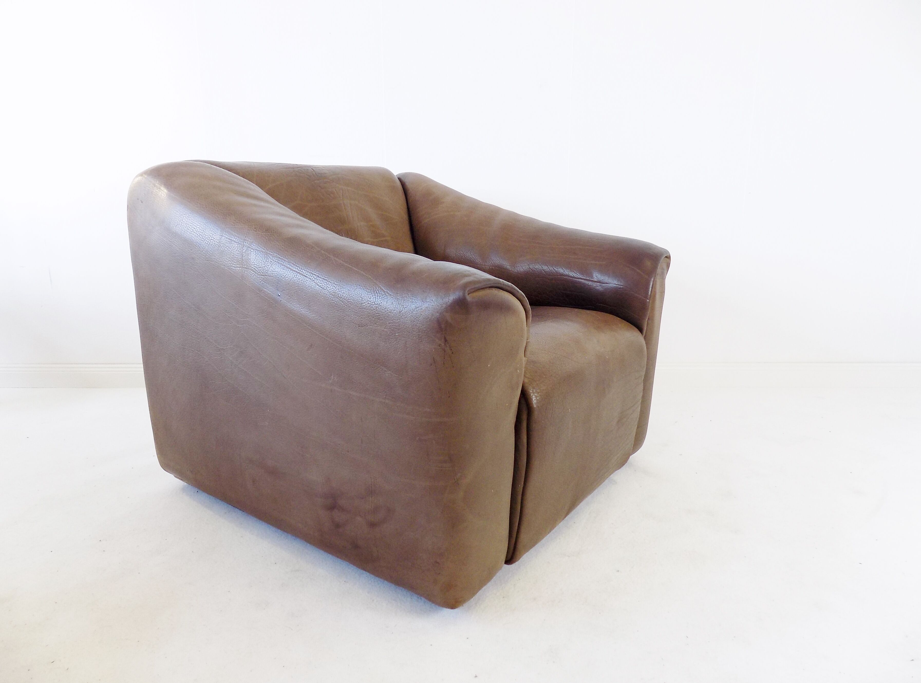 De Sede DS 47 brown leather armchair