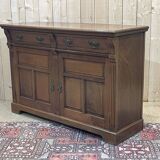 Buffet anglais en noyer des années 1950