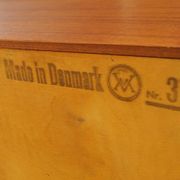 Teak secretary, Danish design, 1960s, Arne Wahl Iversen, Vinde Møbelfabrik