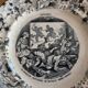 5 talking plates Choisy Le Roi XIXth series "Chinoiseries"