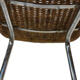 Ensemble de 4 tabourets de bar vintage Dirk van Sliedregt Rohe Noordwolde 1960