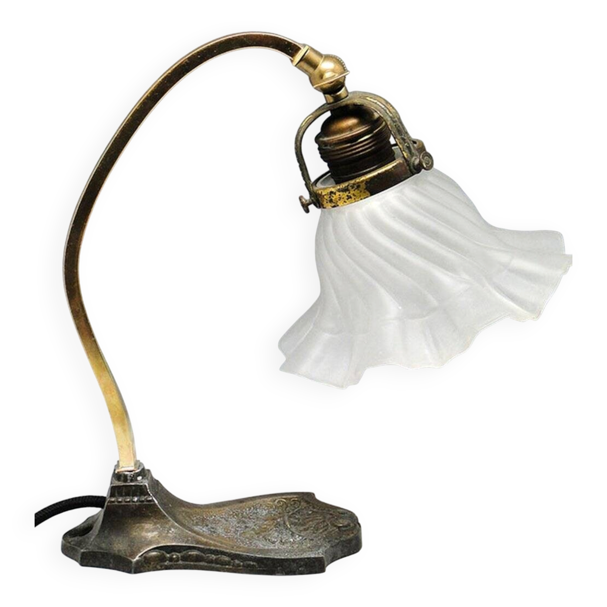 Lampe de chevet Art Nouveau du début du 20e siècle, Autriche-Hongrie, années 1890.
