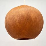 Beautiful design midcentury cocoon resin pendant, 1950s