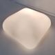 Vintage opaline glass globe square ceiling light/ wall light