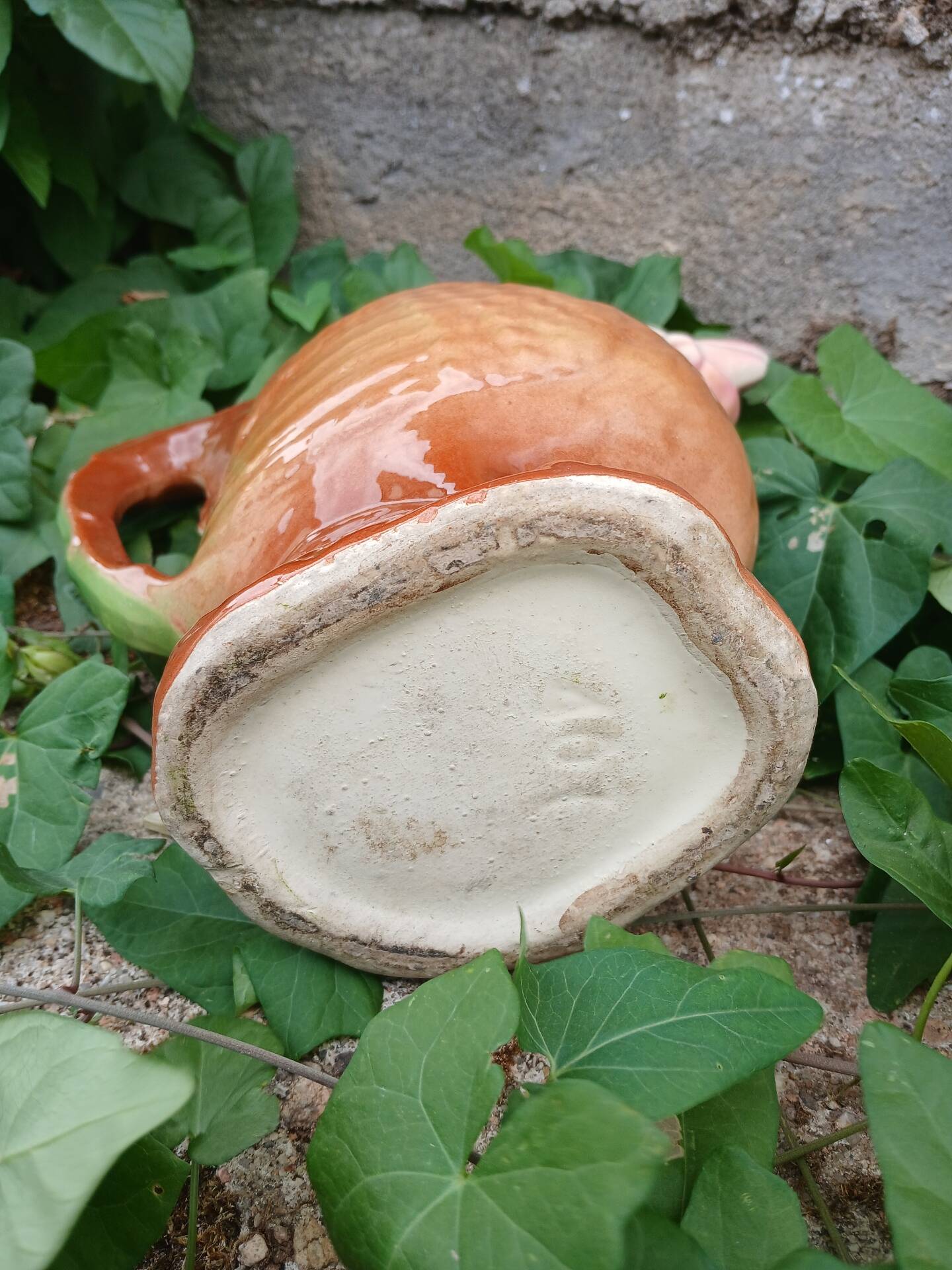 Antique jug in slipware