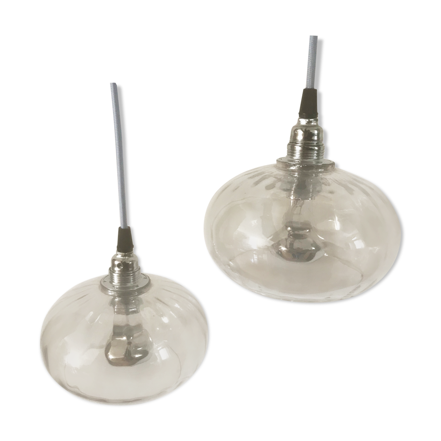 Lot of 2 original hand lamps