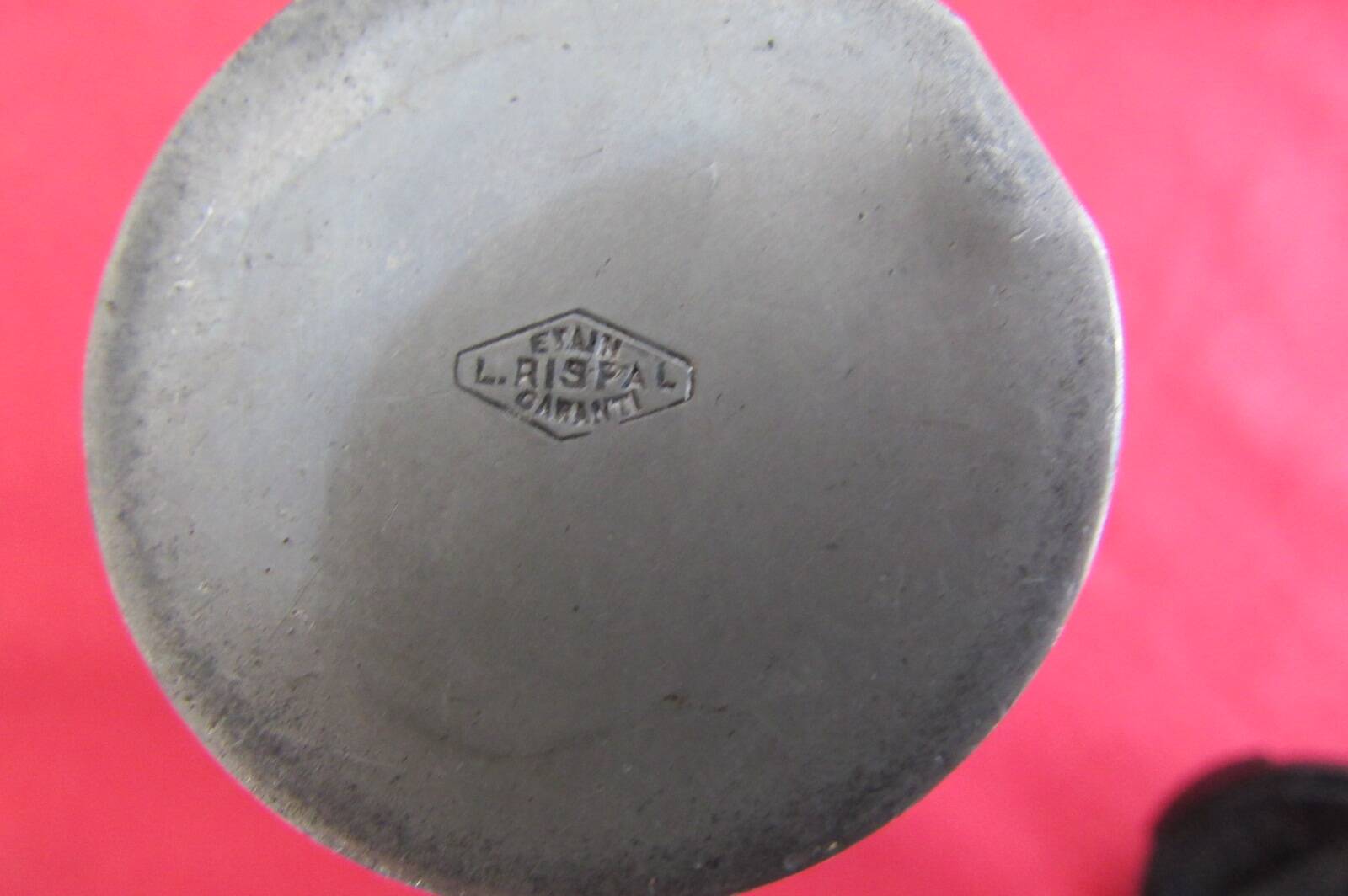 Vase et pichet en étain "rispal"
