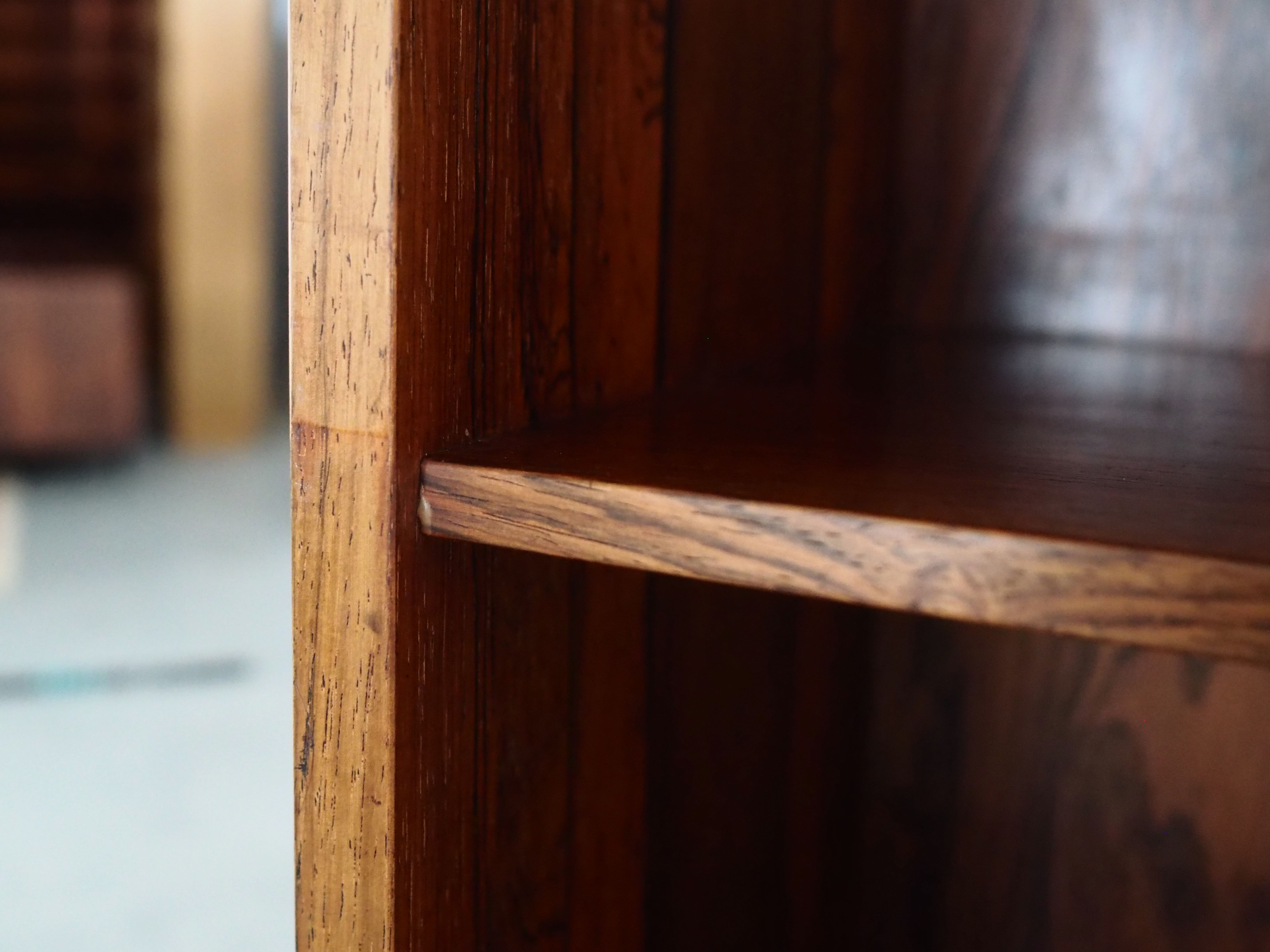 Rosewood bookcase, Danish design, 1960s, manufactured by Omann Jun