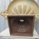 Early 19th Century cast iron Planter with scrolled foliate Handles